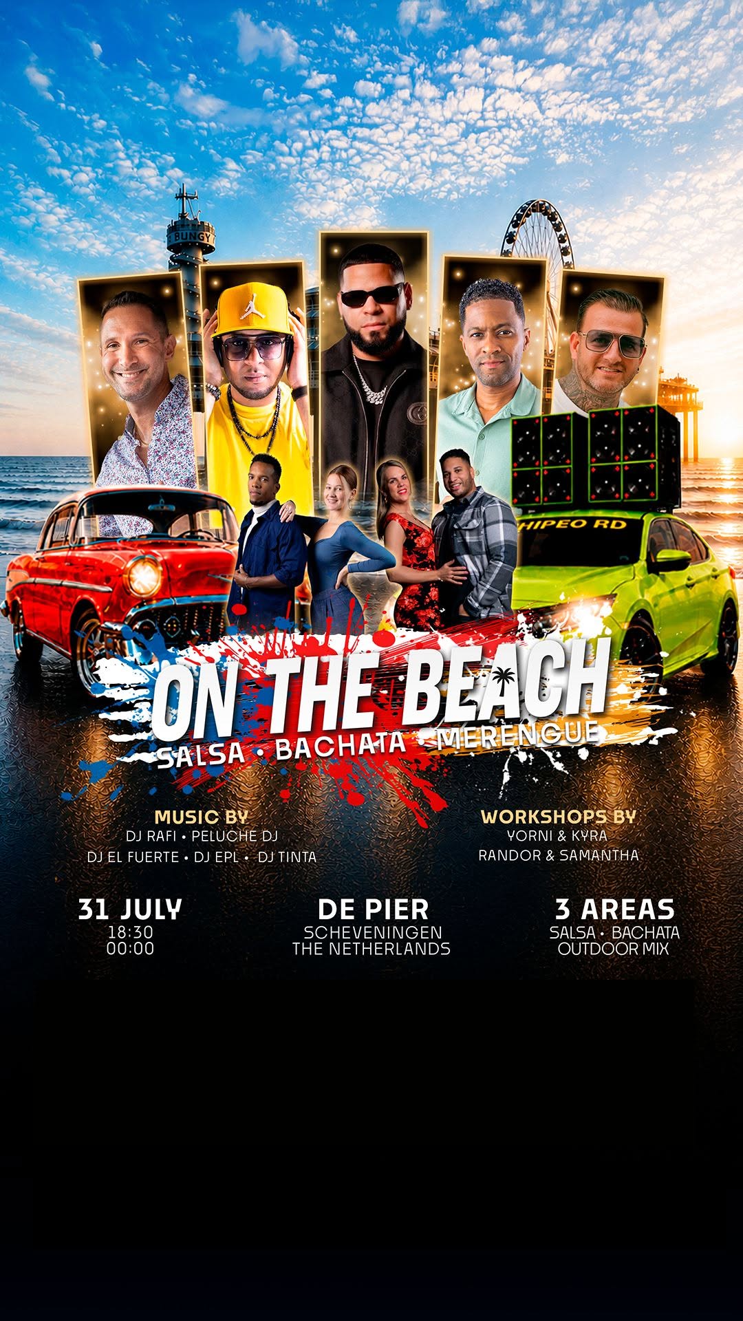 El Teteo & La Pachanga on the beach